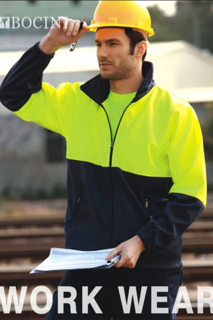 Hi Vis Polyester Fleece with Full Zip SJ1237