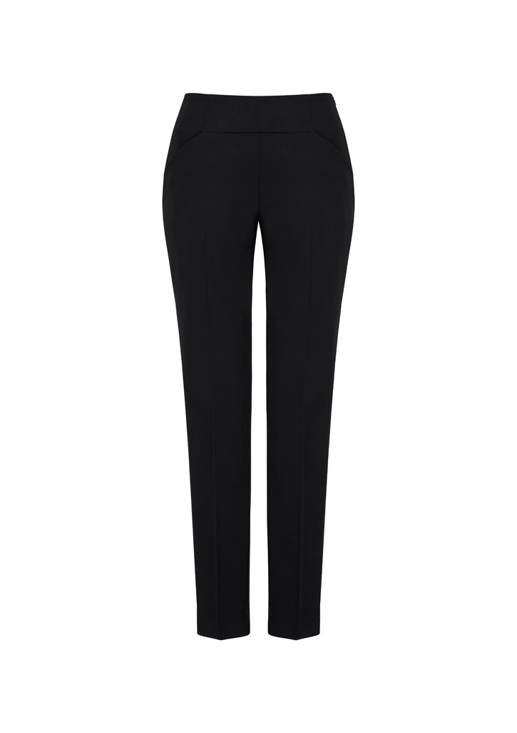 Ladies Bandless Elastic Waist Back Slimline Pant 10722