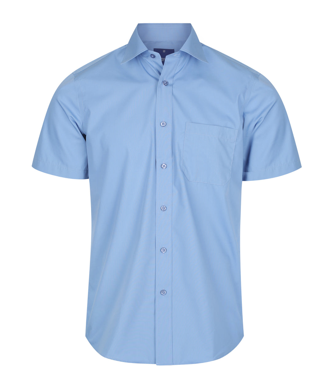 Men's Premium Poplin Short Sleeve Shirt - 1272S (4 colours)