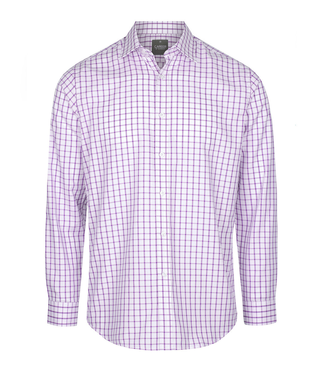 Men's Oxford Check Long Sleeve Shirt - 1712L