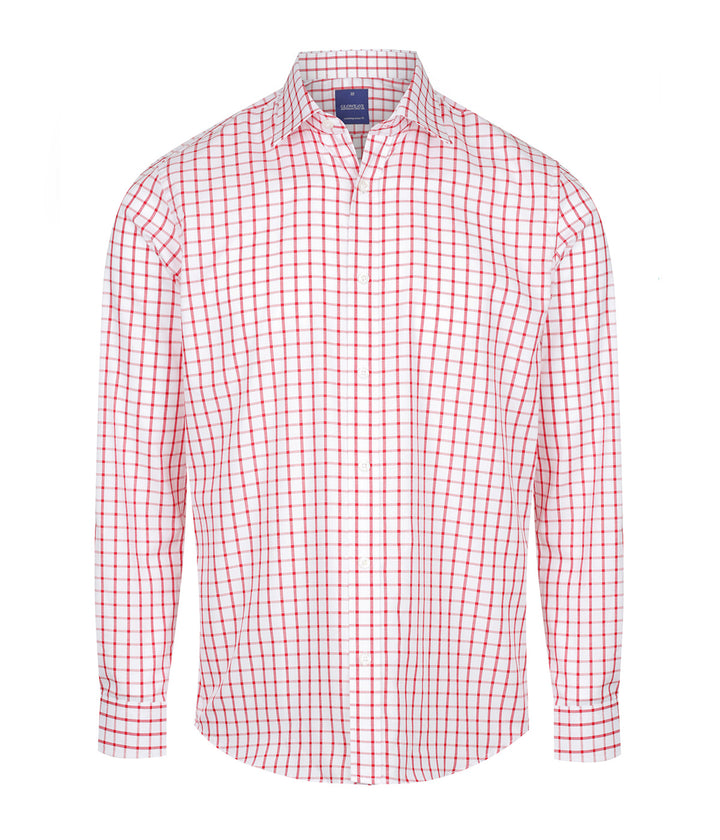 Men's Oxford Check Long Sleeve Shirt - 1712L