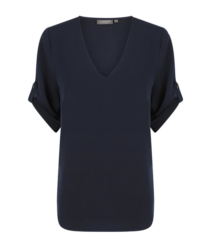 V Neck Top - 1800WZ (Sleeve Up)