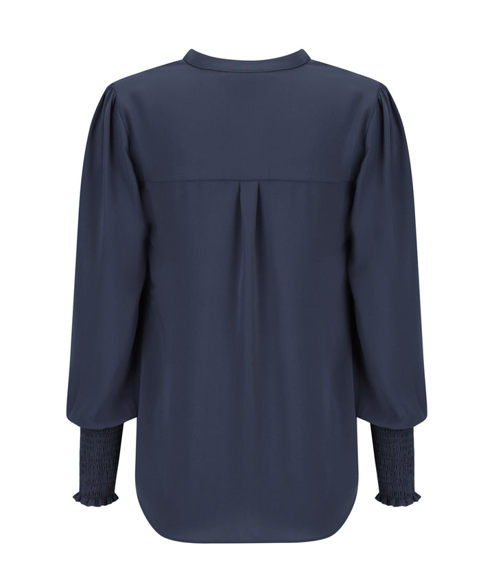 Marni Recycled Poly 1/2 Placket Top - 1805WL