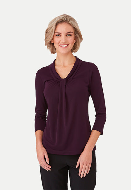 Pippa Knit 3/4 Sleeve Shirt - 2221