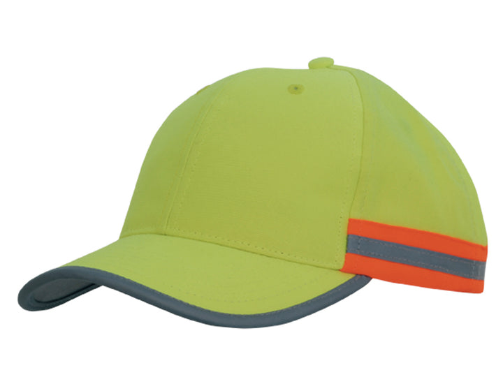 Hi Vis Cap with Reflective Tape - 3030