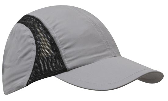 Micro Fibre & Mesh Sports Cap with Reflective Trim - 3814