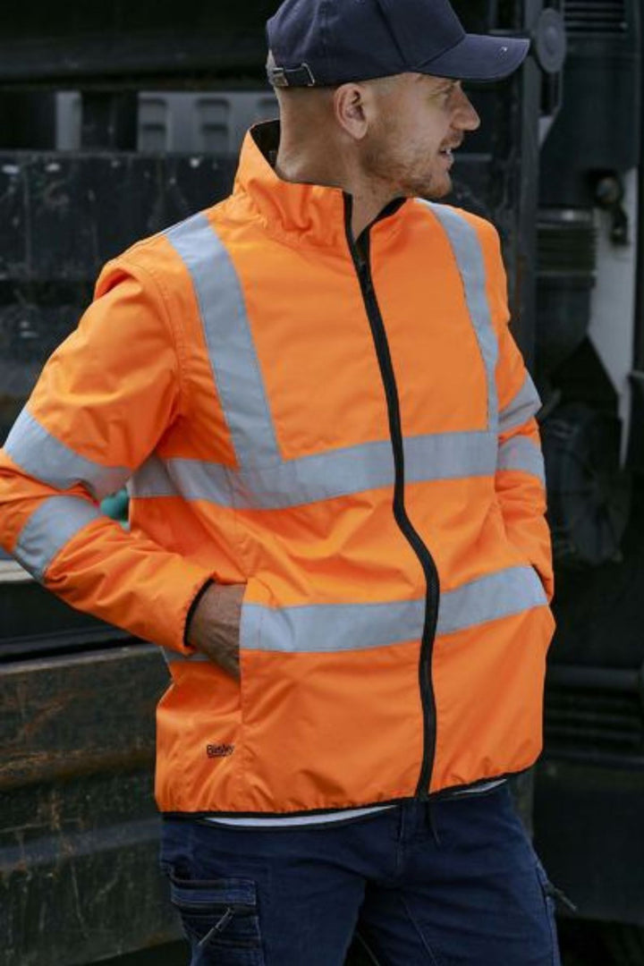 Taped Hi Vis Reversible Puffer Jacket - BJ6350HT