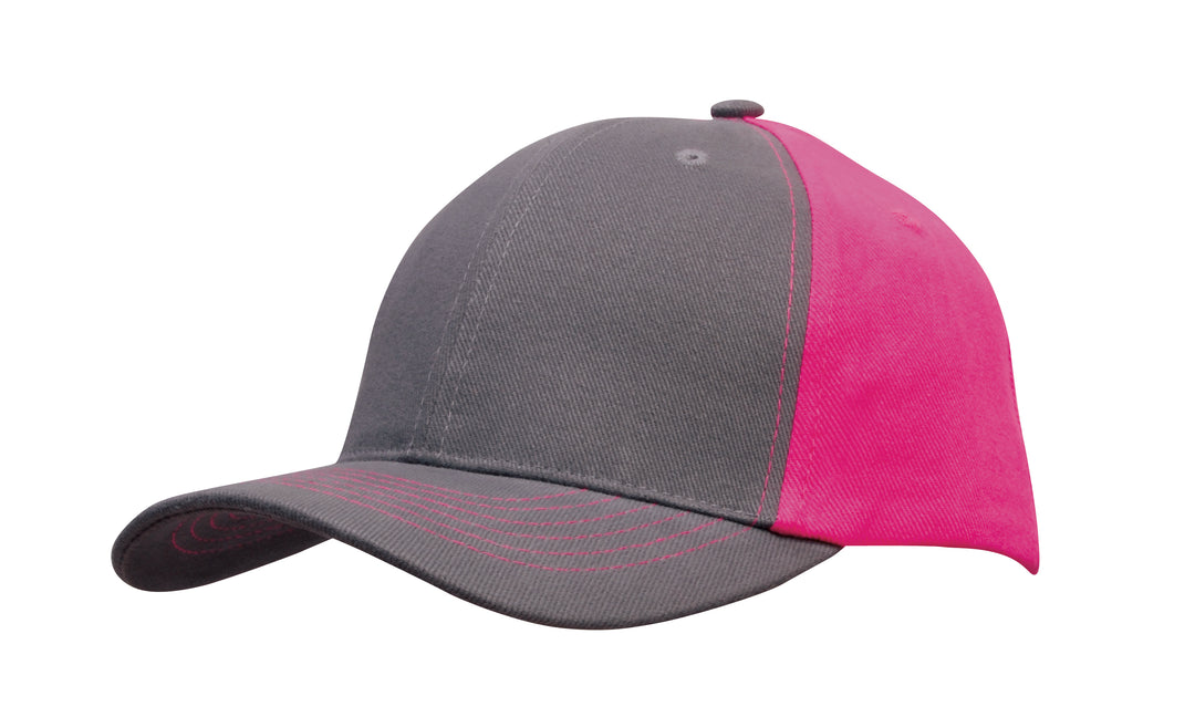 Brushed Heavy Cotton Contrast Cap - 4001