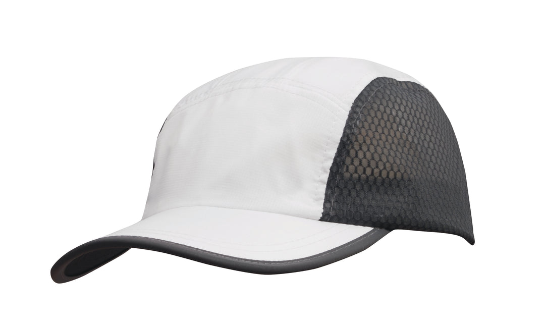 Sports Ripstop with Bee Hive Mesh and Towelling Sweatband - 4003