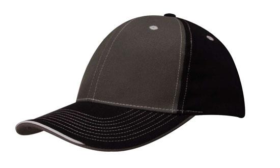 Brushed Heavy Cotton Two Tone Cap - 4053