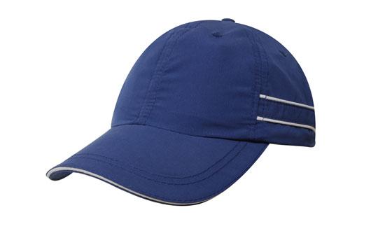 Microfibre Sports Cap with Piping and Sandwich - 4077