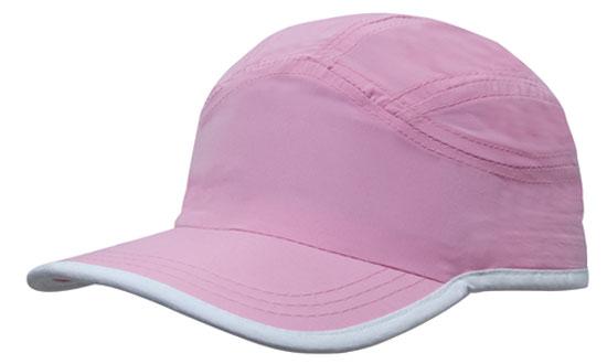 Microfibre Sports Cap with Trim on Edge of Crown & Peak - 4094