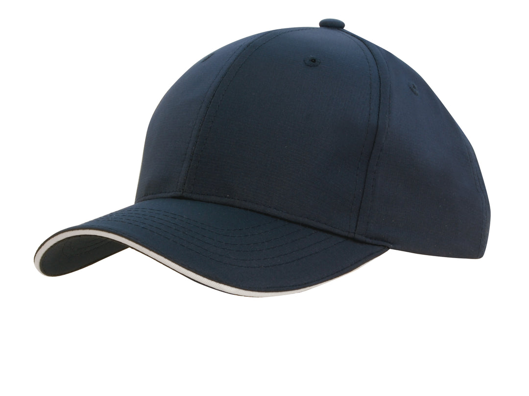 Sports Ripstop Cap with Sandwich Trim - 4149