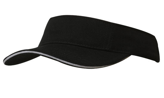 Brushed Heavy Cotton Visor - 4230