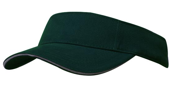 Brushed Heavy Cotton Visor - 4230