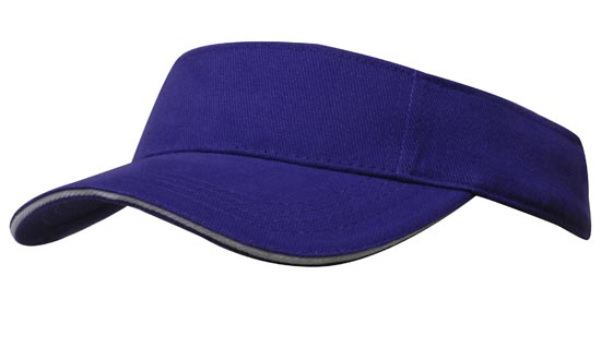 Brushed Heavy Cotton Visor - 4230