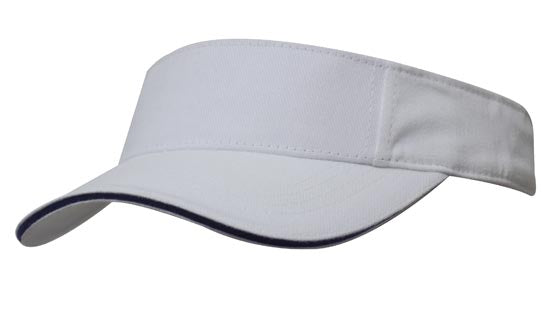 Brushed Heavy Cotton Visor - 4230