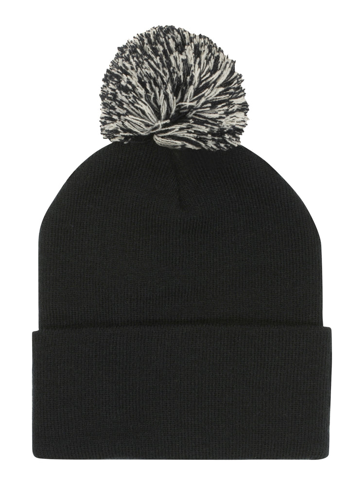 Acrylic Beanie with Pom Pom - 4256