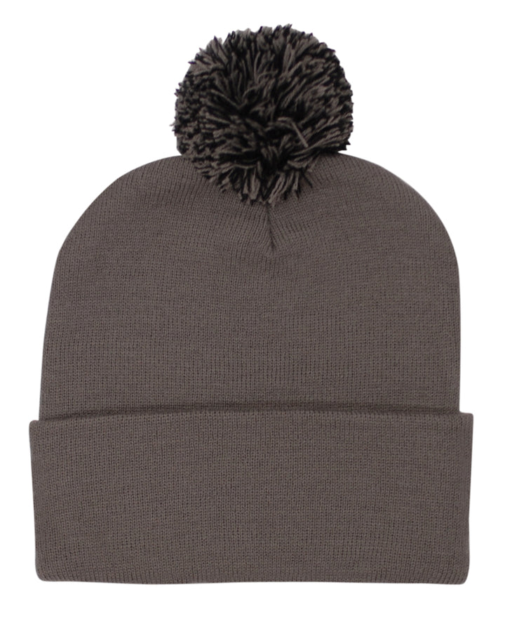 Acrylic Beanie with Pom Pom - 4256