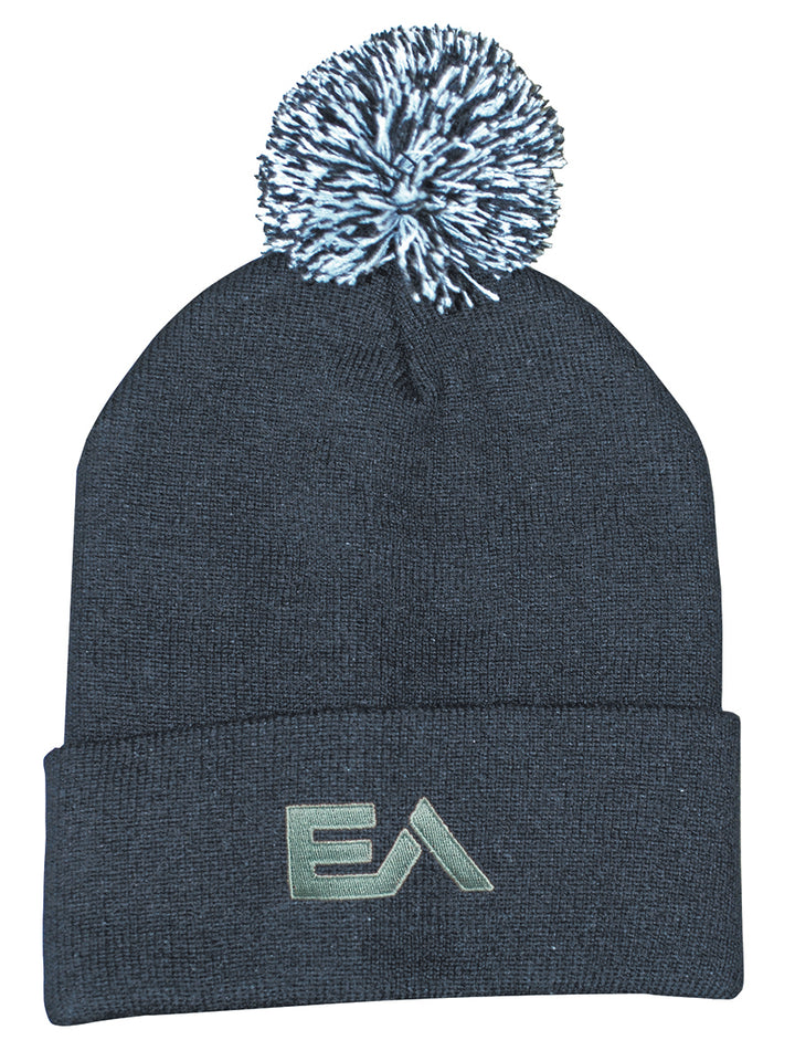 Acrylic Beanie with Pom Pom - 4256