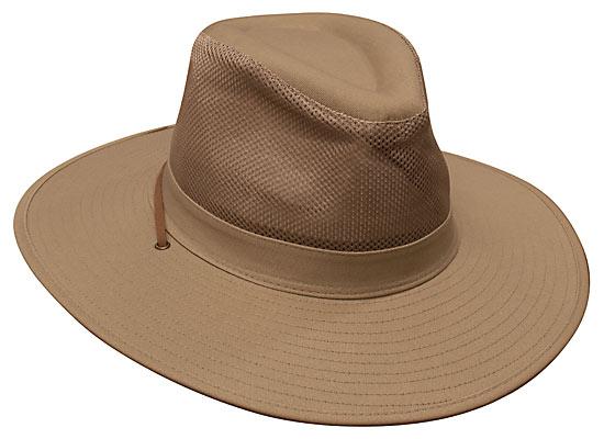 Safari Cotton Twill & Mesh Hat - 4276