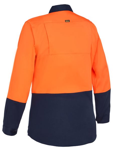 Women's Cool Lightweight Hi Vis Drill Shirt - BL6895