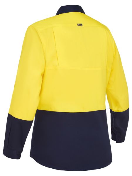 Women's Cool Lightweight Hi Vis Drill Shirt - BL6895