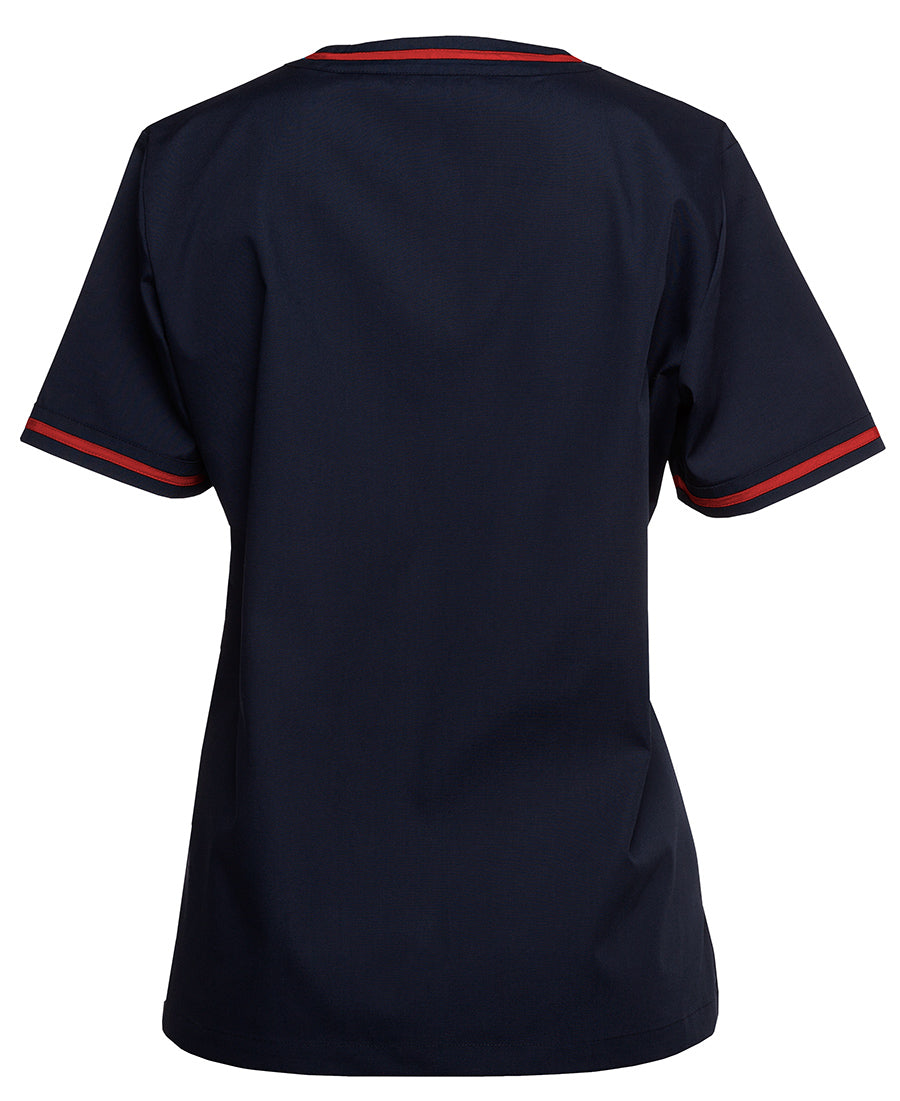 JB's Ladies Contrast Scrubs Top - 4SCT1