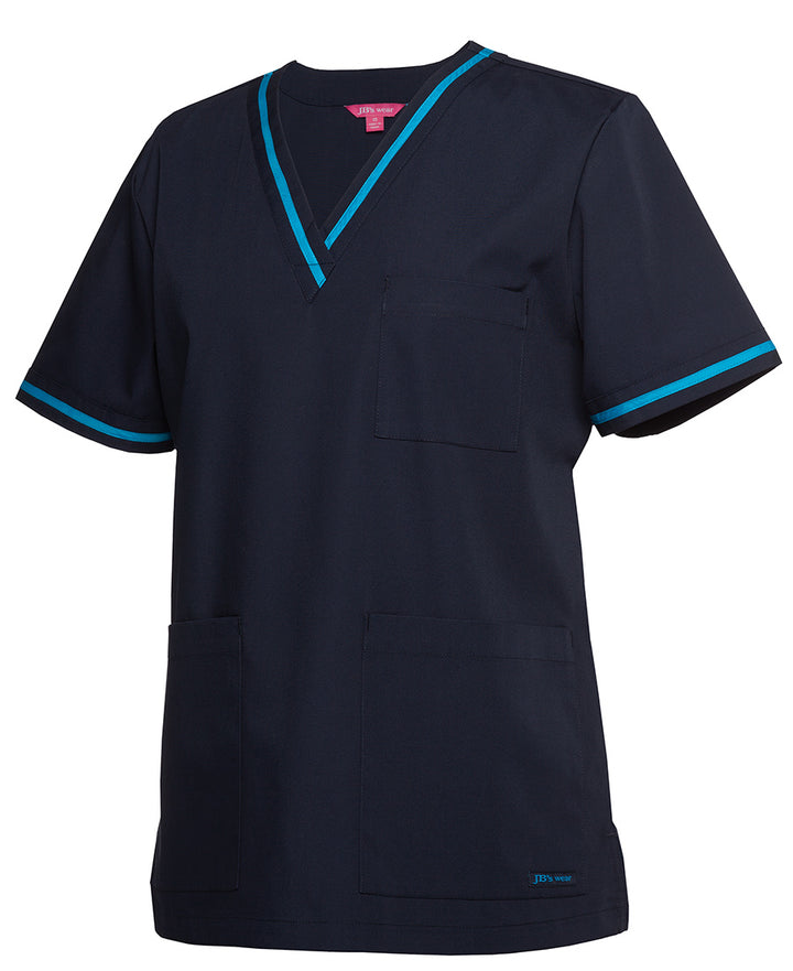 JB's Ladies Contrast Scrubs Top - 4SCT1