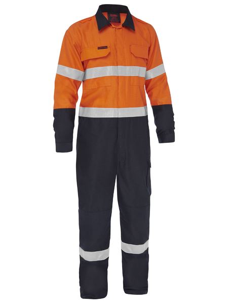 Apex 185/240 Taped Hi-Vis FR Ripstop Vented Coverall - BC8477T