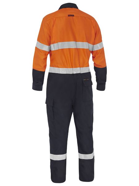 Apex 185/240 Taped Hi-Vis FR Ripstop Vented Coverall - BC8477T