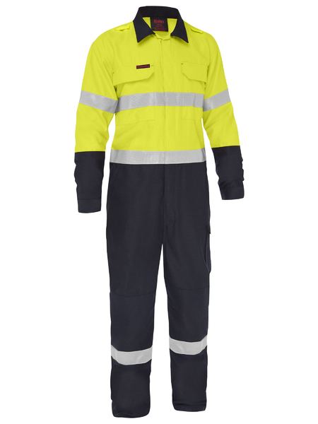 Apex 185/240 Taped Hi-Vis FR Ripstop Vented Coverall - BC8477T