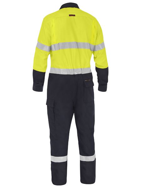 Apex 185/240 Taped Hi-Vis FR Ripstop Vented Coverall - BC8477T