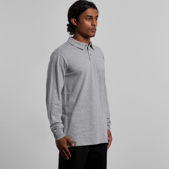 Mens Chad Long Sleeve Polo - 5404