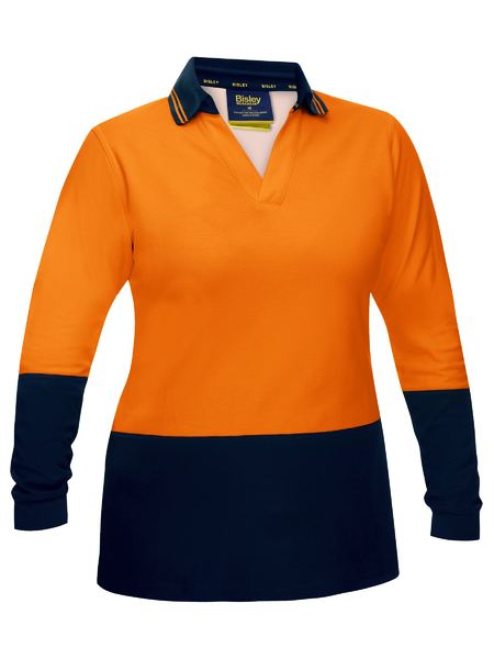 Women's Hi Vis V-Neck Polo - BKL6234