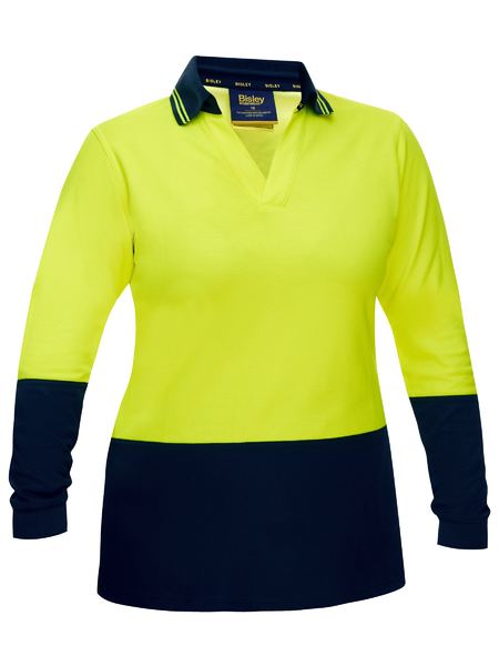 Women's Hi Vis V-Neck Polo - BKL6234