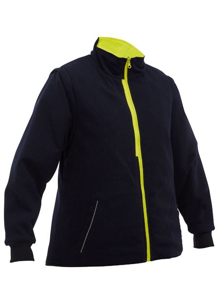 Women's Taped Hi Vis 5 in 1 Rain Jacket - BKL6975