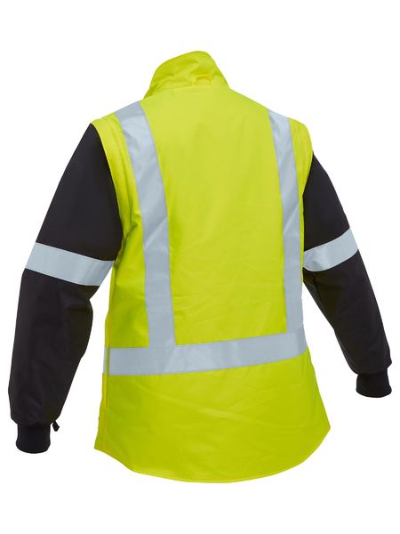 Women's Taped Hi Vis 5 in 1 Rain Jacket - BKL6975