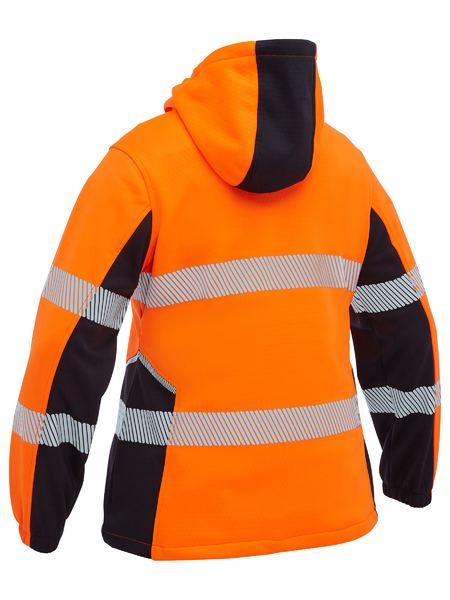 Women's Flx & Move Hi Vis Taped Liquid Repellent Fleece Hoodie - BKL6571T