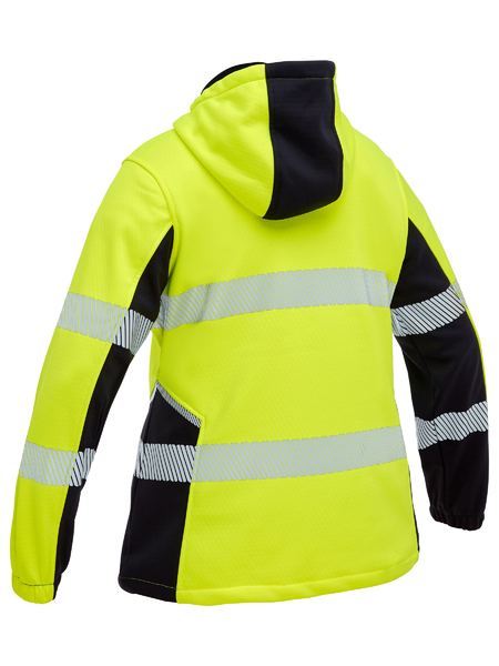 Women's Flx & Move Hi Vis Taped Liquid Repellent Fleece Hoodie - BKL6571T