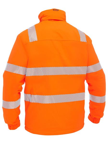 Taped Hi Vis Heated Jacket with Hood - BJ6842T