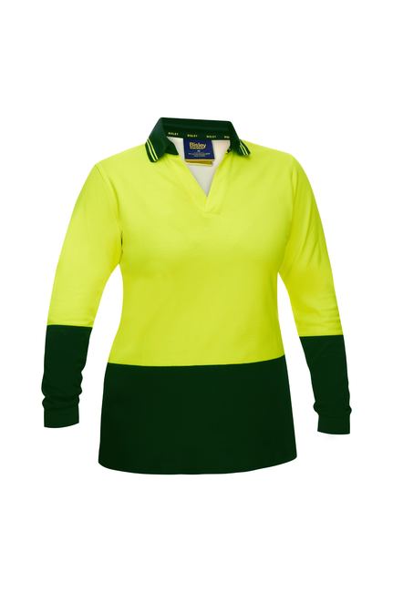 Women's Hi Vis V-Neck Polo - BKL6234