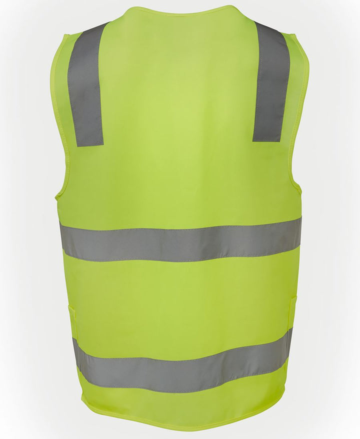 JB'S Hi Vis (D+N) Zip Safety Vest - 6DNSZ