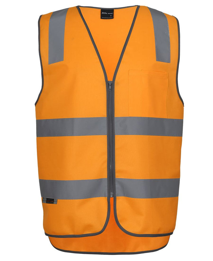 JB'S Aust. Rail (D+N) Zip Safety Vest - 6DVTV