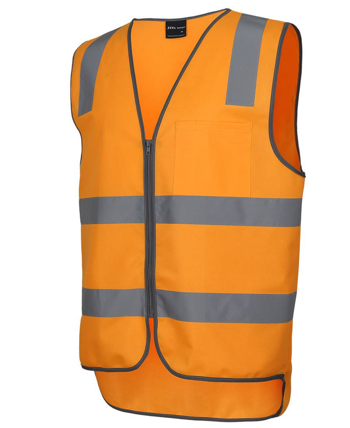 JB'S Aust. Rail (D+N) Zip Safety Vest - 6DVTV