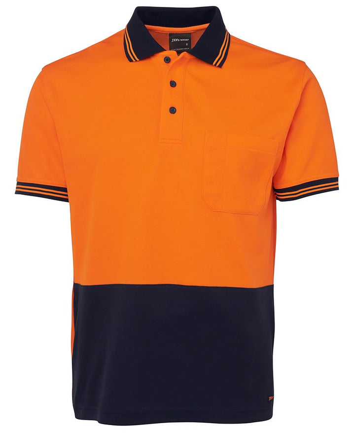 JB's Hi Vis Short Sleeve Cotton Back Polo - 6HPS