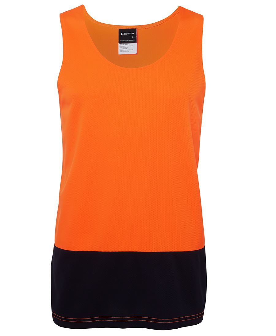 JB's Hi Vis Traditional Singlet - 6HTS