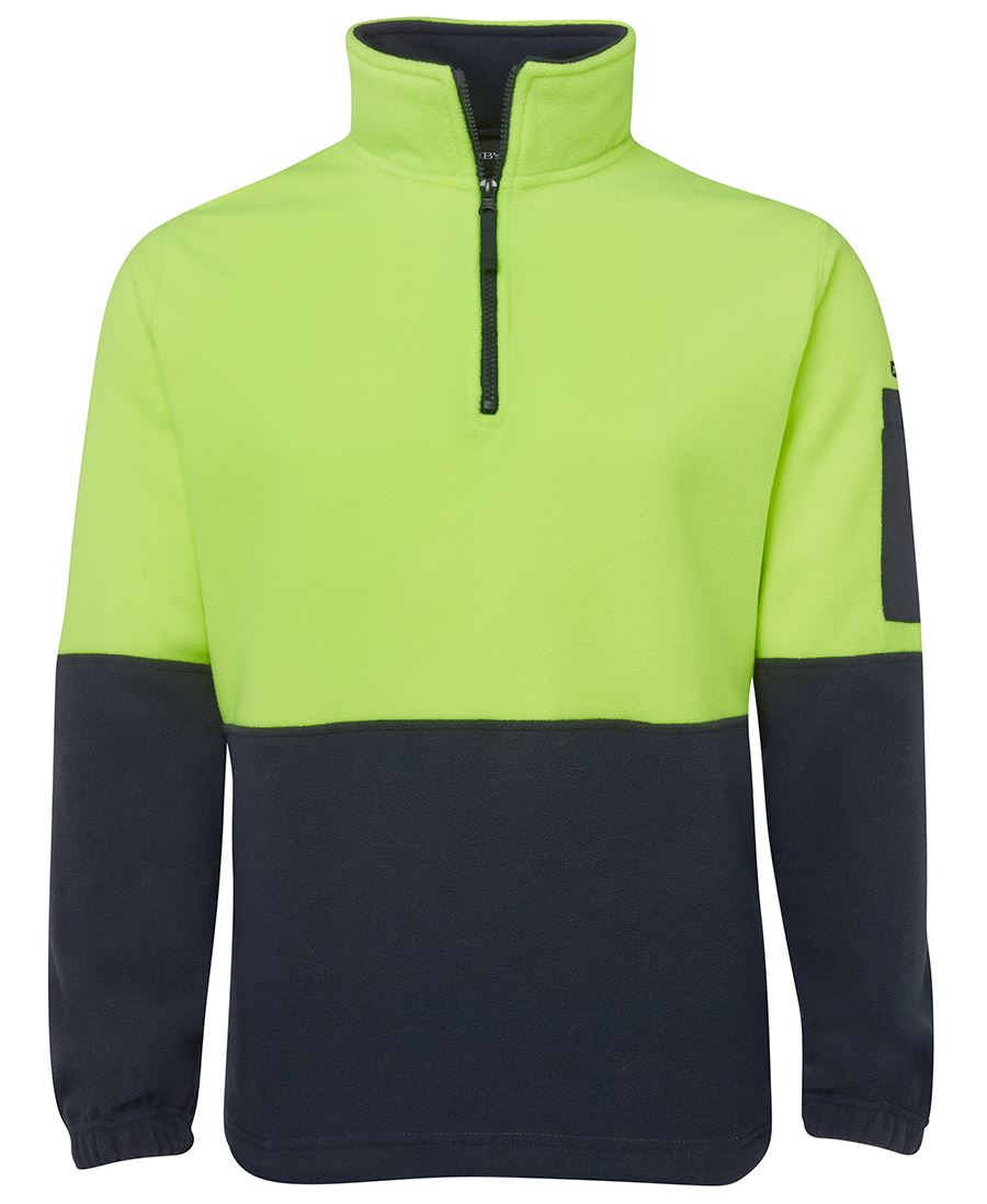 JB's Hi Vis 1/2 Zip Polar Fleece - 6HVPF