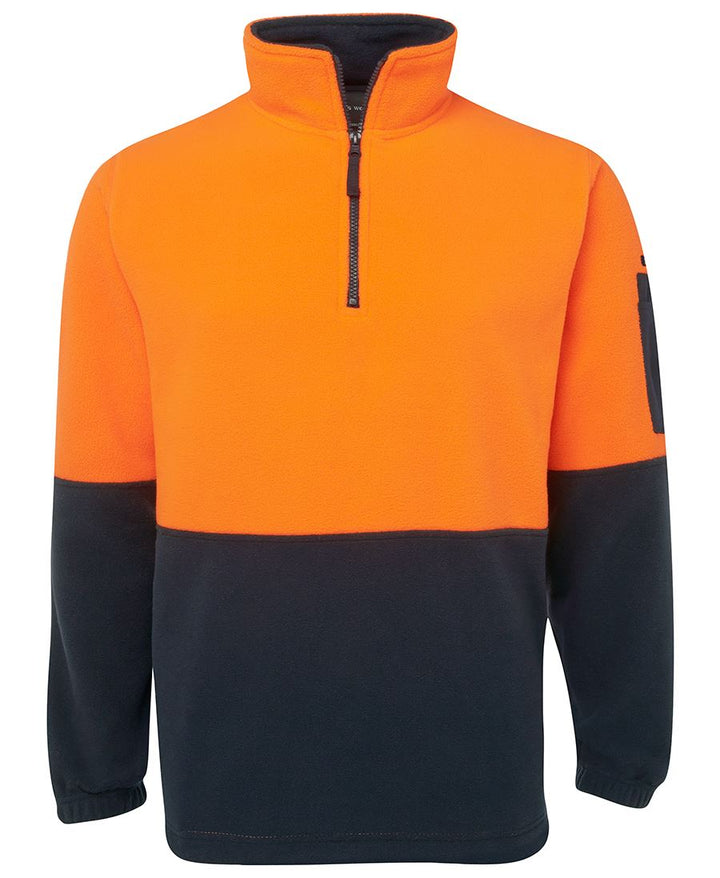 JB's Hi Vis 1/2 Zip Polar Fleece - 6HVPF