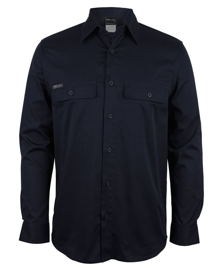 JB'S Long Sleeve Stretch Work Shirt - 6WLSS